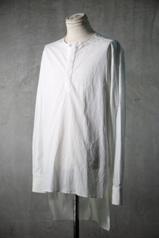 画像2: NostraSantissima / ノストラ サンティッシマ / C04 / PULLOVER STAND COLLAR MIDDLE SHIRTS (2)