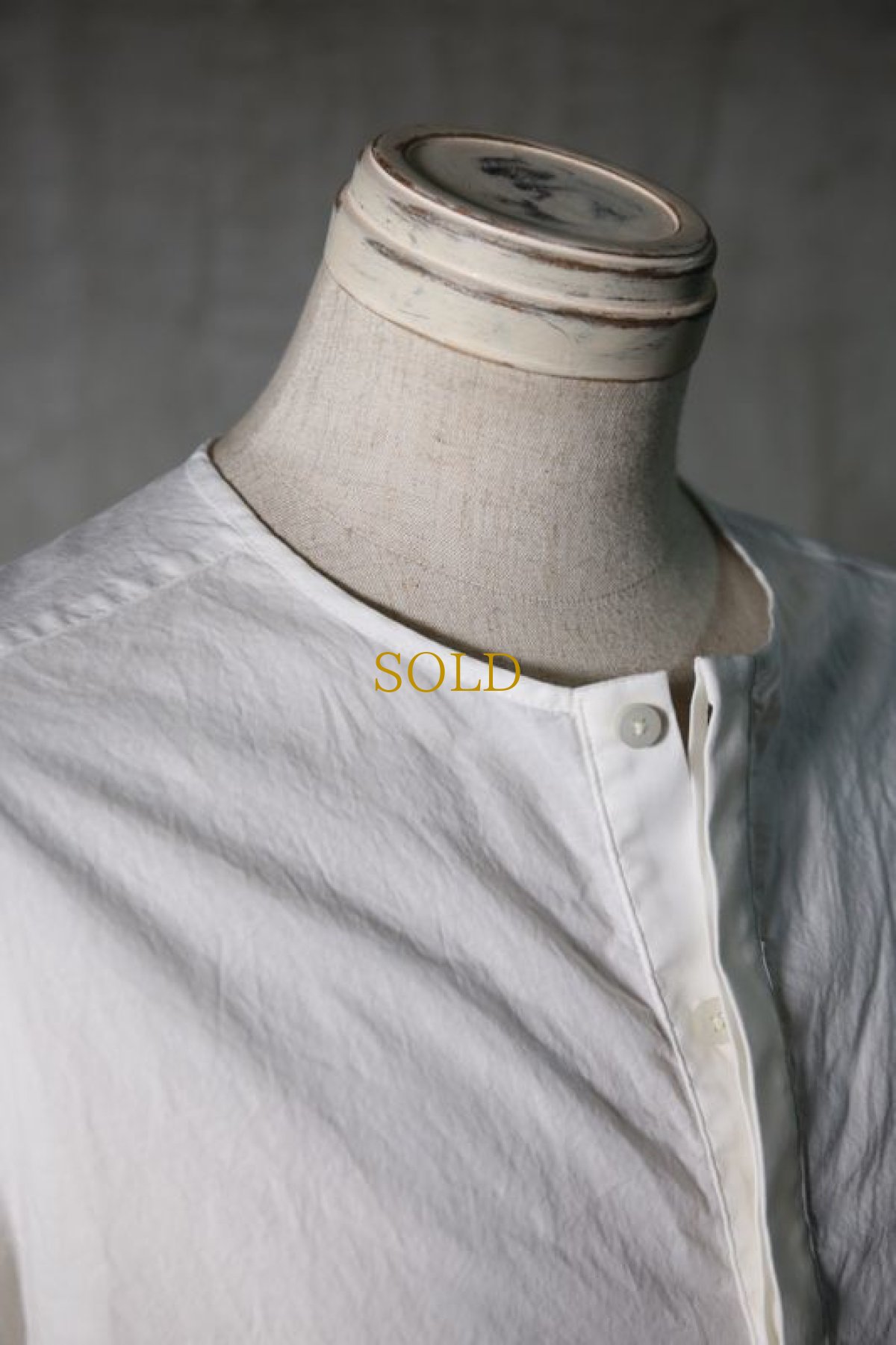 画像11: NostraSantissima / ノストラ サンティッシマ / C04 / PULLOVER STAND COLLAR MIDDLE SHIRTS (11)