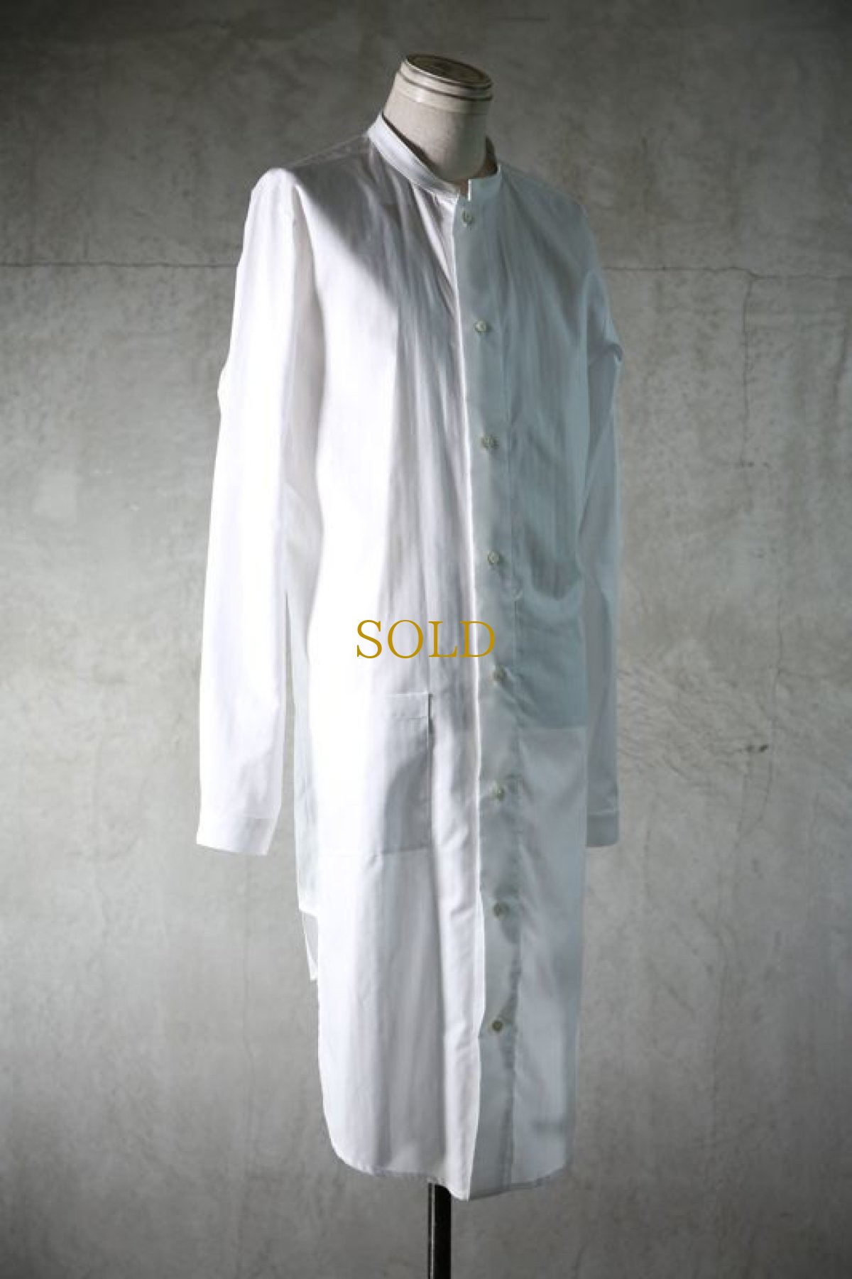 画像3: NostraSantissima / ノストラ サンティッシマ / C01*1 / SHORT STAND COLLAR LONG SHIRTS (3)