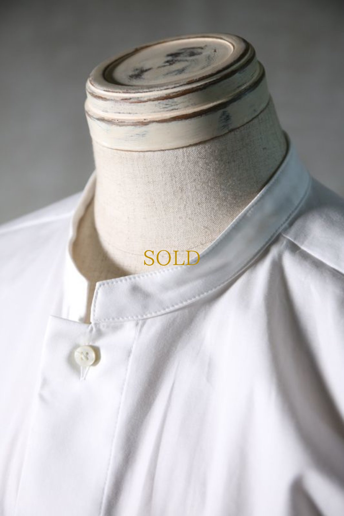 画像10: NostraSantissima / ノストラ サンティッシマ / C01*1 / SHORT STAND COLLAR LONG SHIRTS (10)