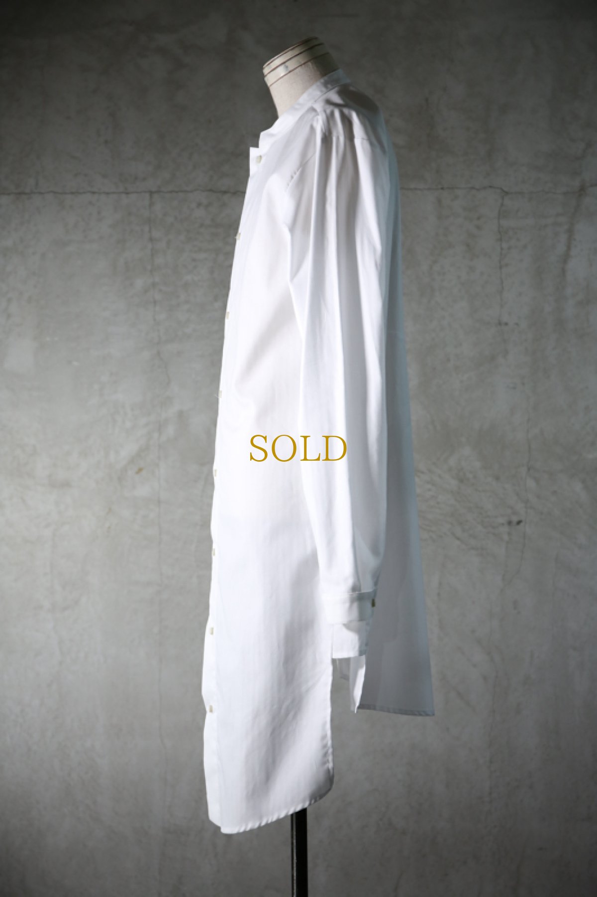 画像4: NostraSantissima / ノストラ サンティッシマ / C01*1 / SHORT STAND COLLAR LONG SHIRTS (4)