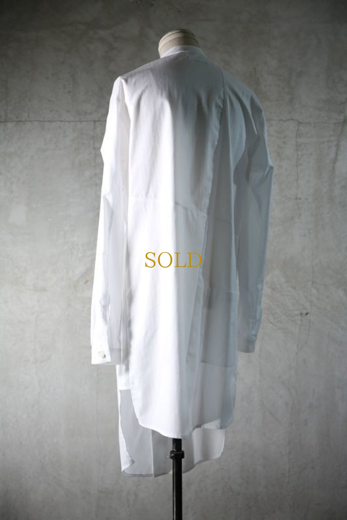 画像7: NostraSantissima / ノストラ サンティッシマ / C01*1 / SHORT STAND COLLAR LONG SHIRTS (7)