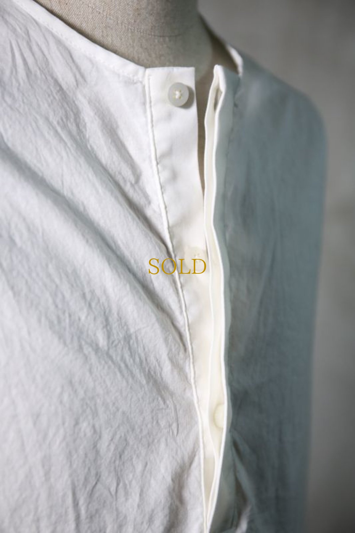 画像13: NostraSantissima / ノストラ サンティッシマ / C04 / PULLOVER STAND COLLAR MIDDLE SHIRTS (13)