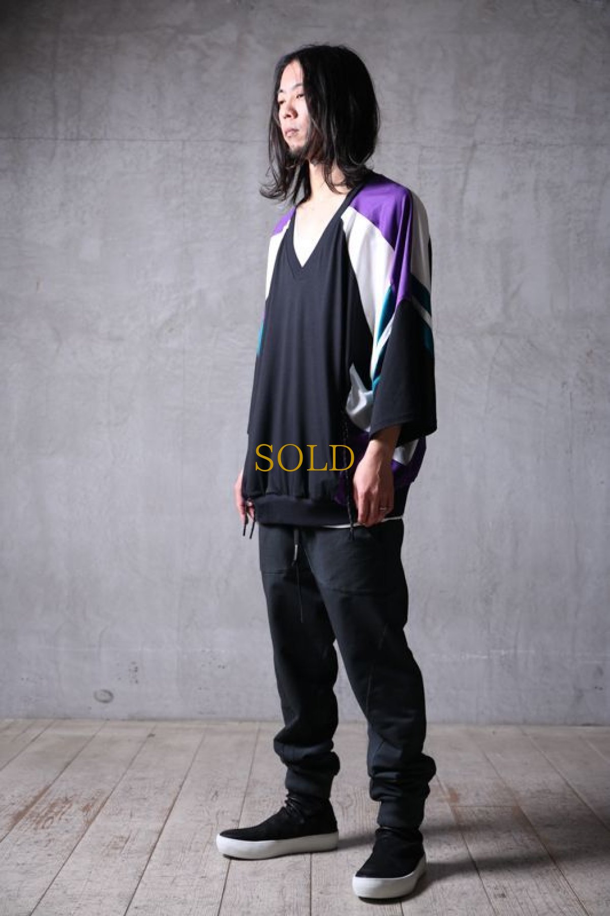 画像17: JUVENILE HALL ROLLCALL / ジュヴェナイルホールロールコール / 1427 / CRAZY COLOR V-NECK JERSEY (17)