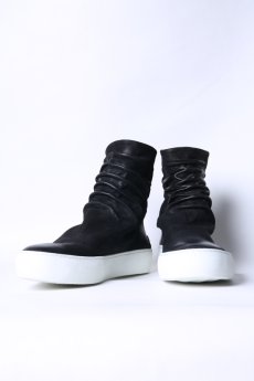 画像1: the last conspiracy / ザ・ラスト・コンスピラシー / TLC1835 / MATT HORSE LEATHER BACK ZIP SNEAKERS (1)