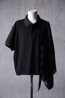 画像1: JUVENILE HALL ROLLCALL / ジュヴェナイルホールロールコール / 1438 / ASYMMETRY SLEEVE POLO-SHIRTS (1)