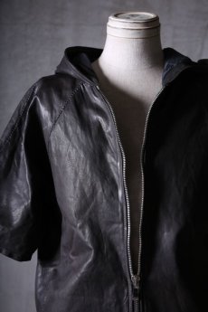 画像20: incarnation / インカネーション / 12015-3417 / SHEEP LEATHER HOODED RAGLAN ZIP FRONT SHIRTS LINED (20)