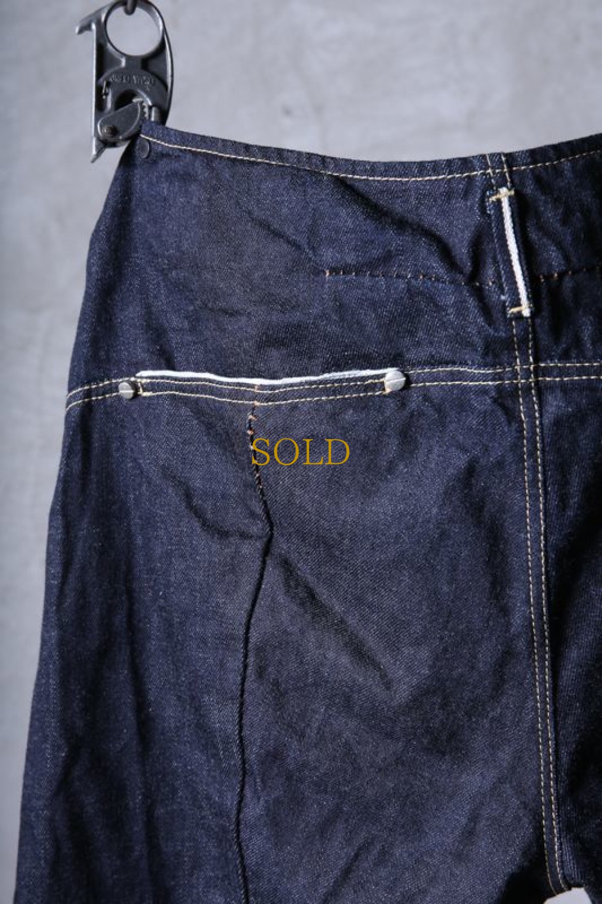 画像10: incarnation / インカネーション / 12081-6402 / 12oz DENIM COTTON 100% PANTS LONG DARTS SKINNY (10)