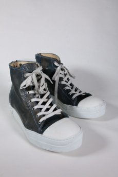 画像5: incarnation / インカネーション / 32011V-7585WZ / HORSE LEATHER HI CUT SNEAKER LINED BACK ZIP (5)