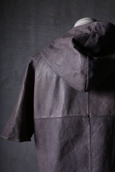 画像17: incarnation / インカネーション / 12015-3417 / SHEEP LEATHER HOODED RAGLAN ZIP FRONT SHIRTS LINED (17)