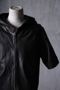 画像10: incarnation / インカネーション / 12015-3417 / SHEEP LEATHER HOODED RAGLAN ZIP FRONT SHIRTS LINED (10)