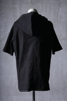 画像8: incarnation / インカネーション / 32071-3402 / LINEN 70% COTTON 27% ELASTERN 3% HOODED RAGLAN #2 SHORT SLEEVE (8)