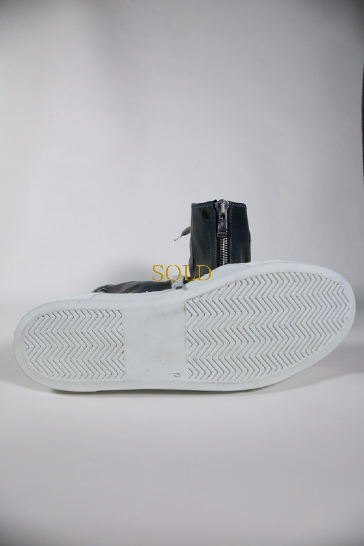 画像10: incarnation / インカネーション / 32011V-7585WZ / HORSE LEATHER HI CUT SNEAKER LINED BACK ZIP (10)