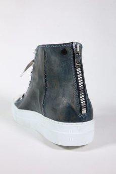 画像14: incarnation / インカネーション / 32011V-7585WZ / HORSE LEATHER HI CUT SNEAKER LINED BACK ZIP (14)