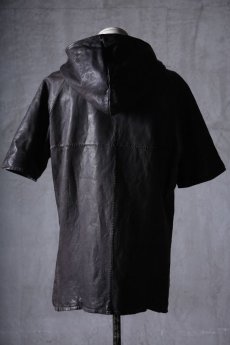 画像8: incarnation / インカネーション / 12015-3417 / SHEEP LEATHER HOODED RAGLAN ZIP FRONT SHIRTS LINED (8)