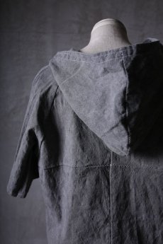 画像18: incarnation / インカネーション / 32071-3402 / LINEN 70% COTTON 27% ELASTERN 3% HOODED RAGLAN #2 SHORT SLEEVE (18)