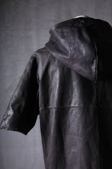 画像19: incarnation / インカネーション / 12015-3417 / SHEEP LEATHER HOODED RAGLAN ZIP FRONT SHIRTS LINED (19)