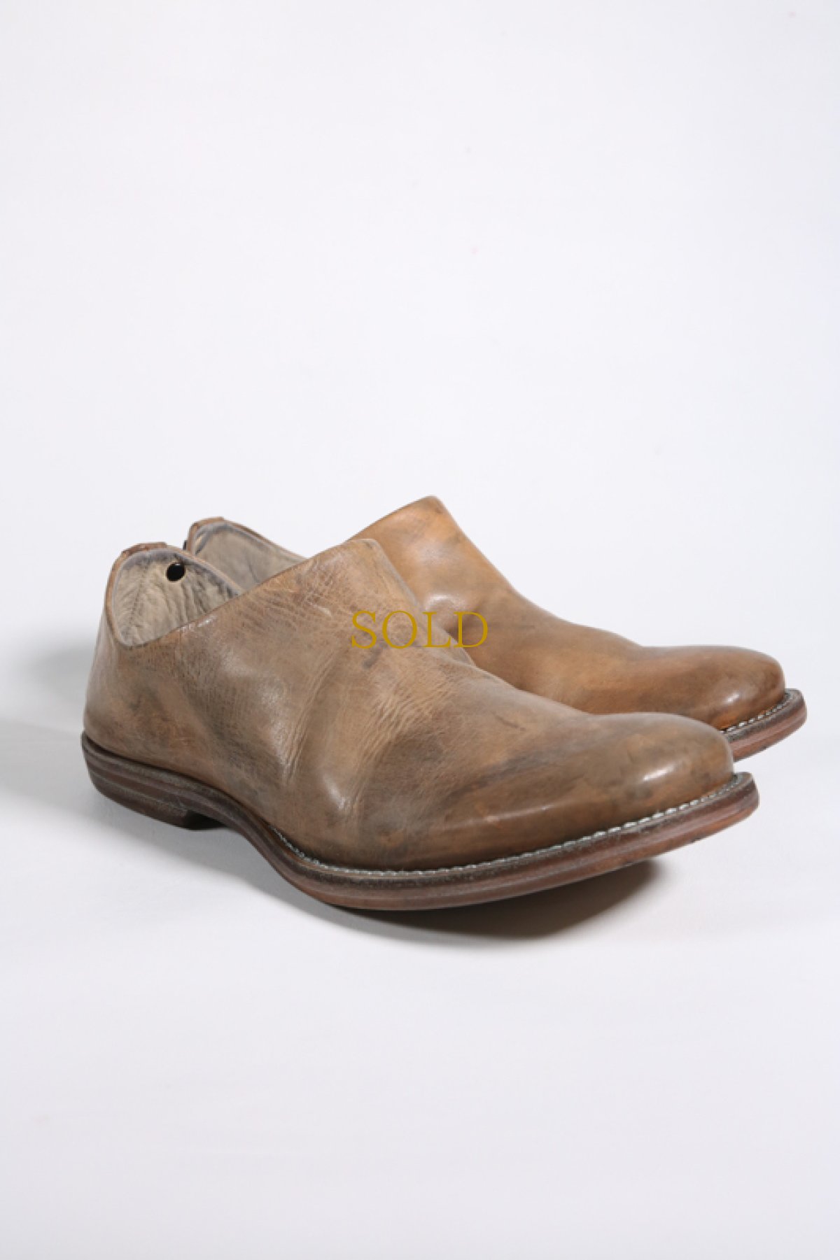 画像1: incarnation / インカネーション / 32011V-7725 / HORSE LEATHER  SLIP ON #2 LINED LEATHER SOLES (1)