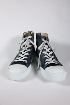 画像4: incarnation / インカネーション / 32011V-7585WZ / HORSE LEATHER HI CUT SNEAKER LINED BACK ZIP (4)