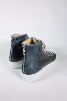 画像7: incarnation / インカネーション / 32011V-7585WZ / HORSE LEATHER HI CUT SNEAKER LINED BACK ZIP (7)