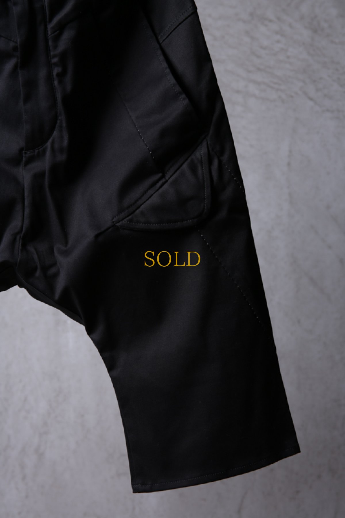画像6: incarnation / インカネーション / 11883-6410C / COTTON 98% ELASTANE 2% PANTS SARROUEL CARGO SHORT (6)
