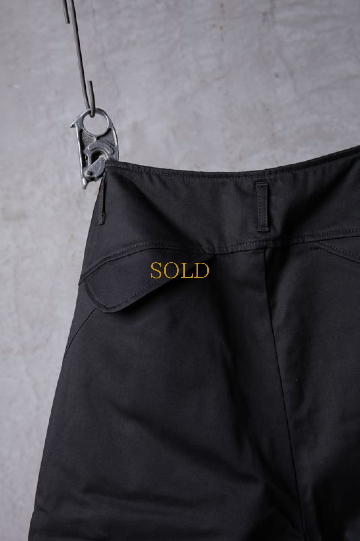画像15: incarnation / インカネーション / 11883-6410C / COTTON 98% ELASTANE 2% PANTS SARROUEL CARGO SHORT (15)