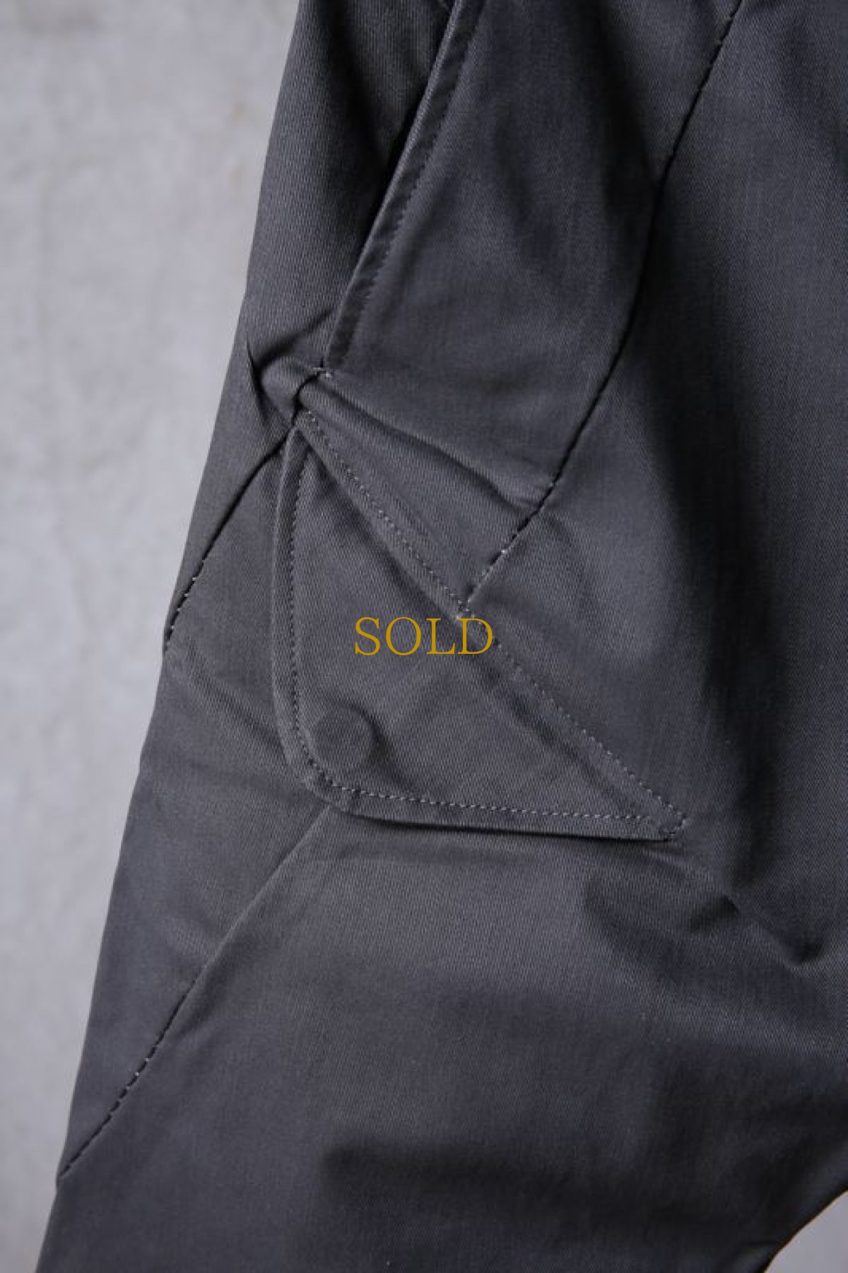 画像10: incarnation / インカネーション / 11883-6410C / COTTON 98% ELASTANE 2% PANTS SARROUEL CARGO SHORT (10)