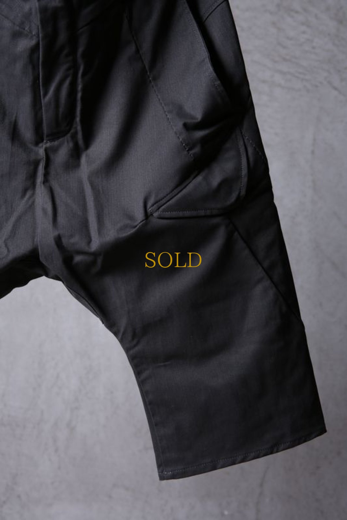 画像6: incarnation / インカネーション / 11883-6410C / COTTON 98% ELASTANE 2% PANTS SARROUEL CARGO SHORT (6)