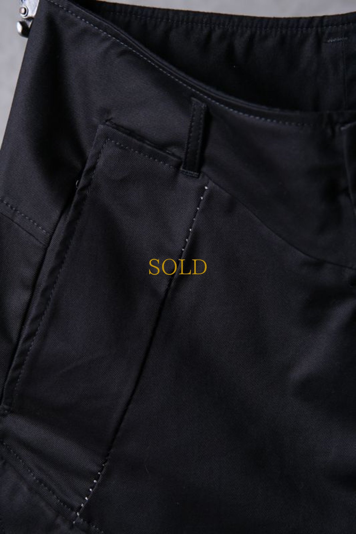 画像8: incarnation / インカネーション / 11883-6410C / COTTON 98% ELASTANE 2% PANTS SARROUEL CARGO SHORT (8)