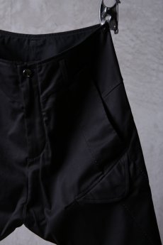 画像4: incarnation / インカネーション / 11883-6410C / COTTON 98% ELASTANE 2% PANTS SARROUEL CARGO SHORT (4)