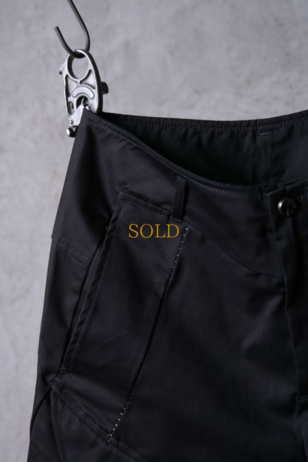 画像7: incarnation / インカネーション / 11883-6410C / COTTON 98% ELASTANE 2% PANTS SARROUEL CARGO SHORT (7)