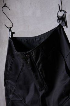 画像12: incarnation / インカネーション / 11883-6410C / COTTON 98% ELASTANE 2% PANTS SARROUEL CARGO SHORT (12)