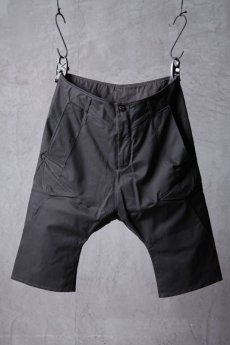 画像1: incarnation / インカネーション / 11883-6410C / COTTON 98% ELASTANE 2% PANTS SARROUEL CARGO SHORT (1)