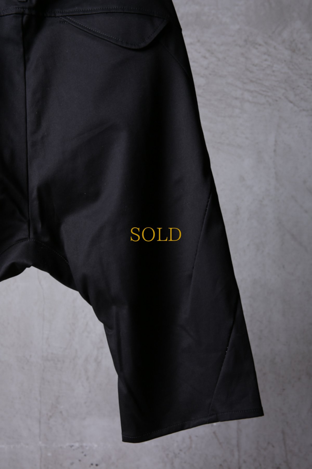 画像18: incarnation / インカネーション / 11883-6410C / COTTON 98% ELASTANE 2% PANTS SARROUEL CARGO SHORT (18)