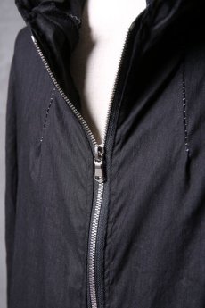 画像14: Wir Lineal / リネアル / WL-1103 / Inorganic structure dolman sleeve zip hoodie (14)