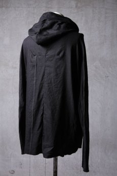 画像7: Wir Lineal / リネアル / WL-1103 / Inorganic structure dolman sleeve zip hoodie (7)