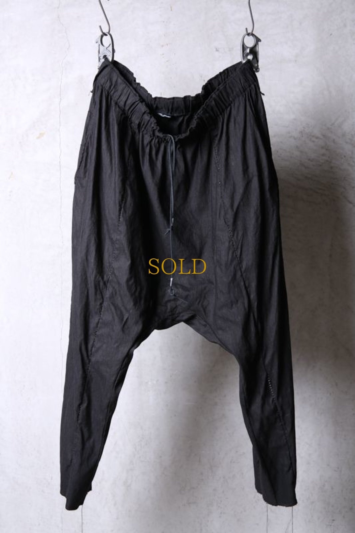 画像1: Wir Lineal / リネアル / WL-1104 / Inorganic structure sarrouel relax pants (1)