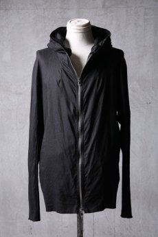 画像1: Wir Lineal / リネアル / WL-1103 / Inorganic structure dolman sleeve zip hoodie (1)