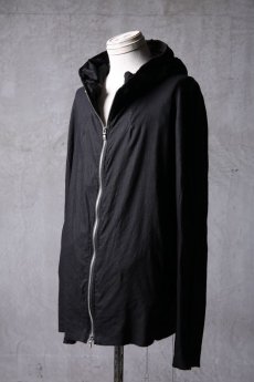 画像2: Wir Lineal / リネアル / WL-1103 / Inorganic structure dolman sleeve zip hoodie (2)