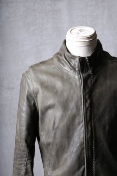 画像9: incarnation / インカネーション / 12111-41287 / HORSE LEATHER Z/F BLOUSON H/N MOTO #2 O/P ARM LINED (9)