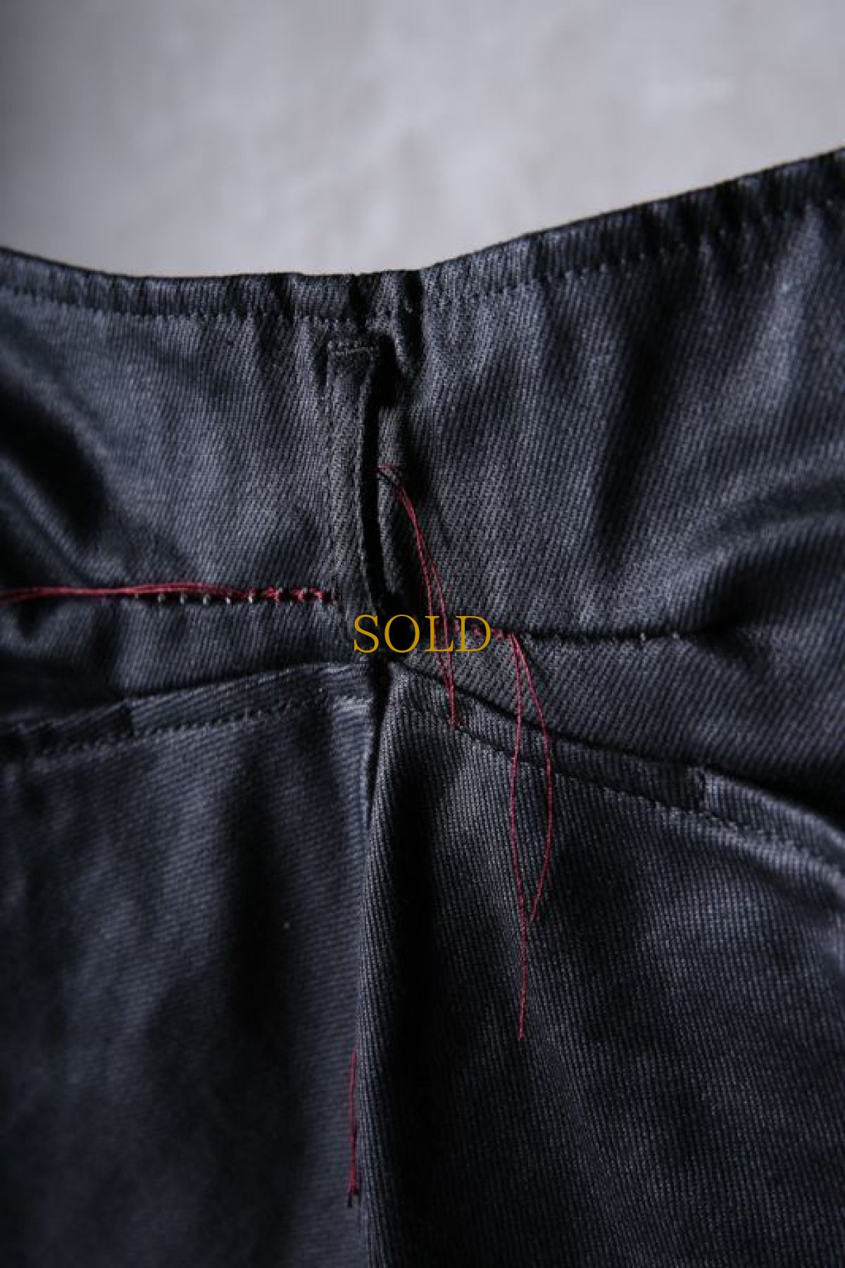 画像17: incarnation / インカネーション / 31981-6452 / COTTON ELASTANE DENIM LONG DARTS SARROUEL PANTS (17)