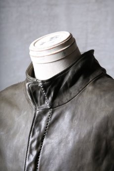 画像14: incarnation / インカネーション / 12111-41287 / HORSE LEATHER Z/F BLOUSON H/N MOTO #2 O/P ARM LINED (14)