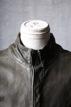 画像13: incarnation / インカネーション / 12111-41287 / HORSE LEATHER Z/F BLOUSON H/N MOTO #2 O/P ARM LINED (13)