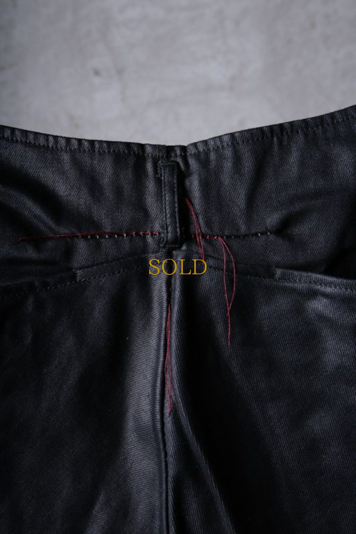 画像16: incarnation / インカネーション / 31981-6452 / COTTON ELASTANE DENIM LONG DARTS SARROUEL PANTS (16)