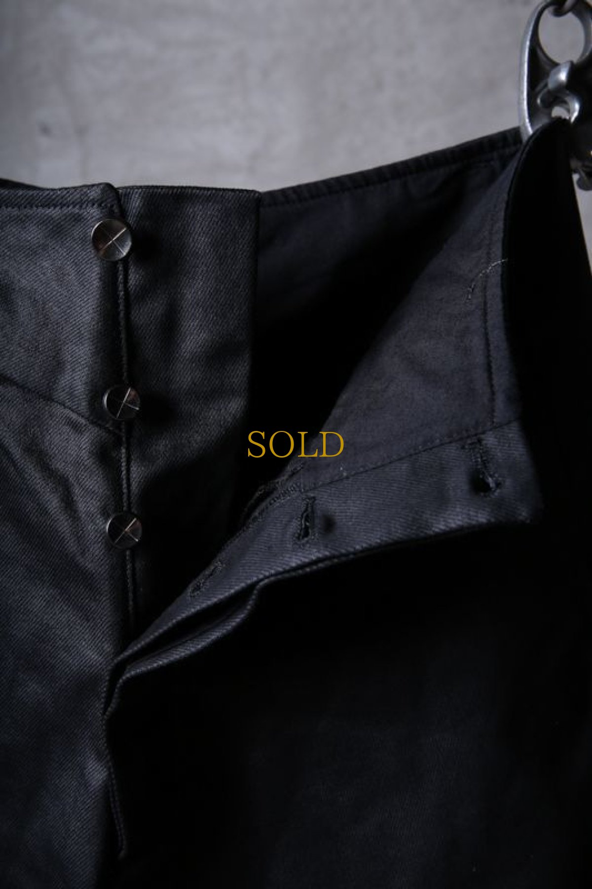 画像11: incarnation / インカネーション / 31981-6452 / COTTON ELASTANE DENIM LONG DARTS SARROUEL PANTS (11)