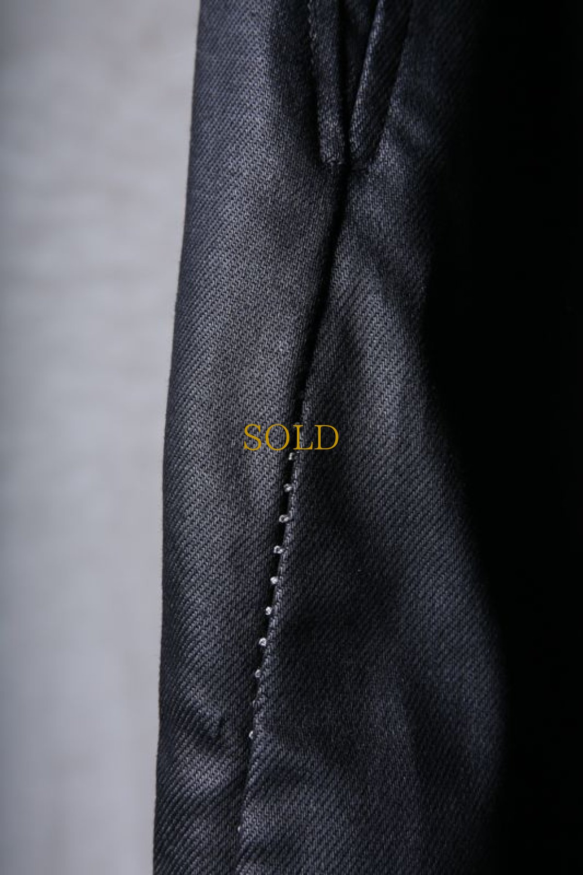 画像13: incarnation / インカネーション / 31981-6452 / COTTON ELASTANE DENIM LONG DARTS SARROUEL PANTS (13)