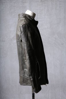 画像5: incarnation / インカネーション / 12111-41287 / HORSE LEATHER Z/F BLOUSON H/N MOTO #2 O/P ARM LINED (5)