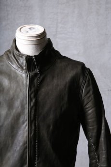 画像10: incarnation / インカネーション / 12111-41287 / HORSE LEATHER Z/F BLOUSON H/N MOTO #2 O/P ARM LINED (10)