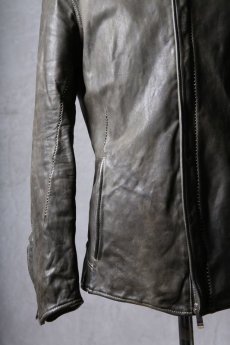 画像11: incarnation / インカネーション / 12111-41287 / HORSE LEATHER Z/F BLOUSON H/N MOTO #2 O/P ARM LINED (11)