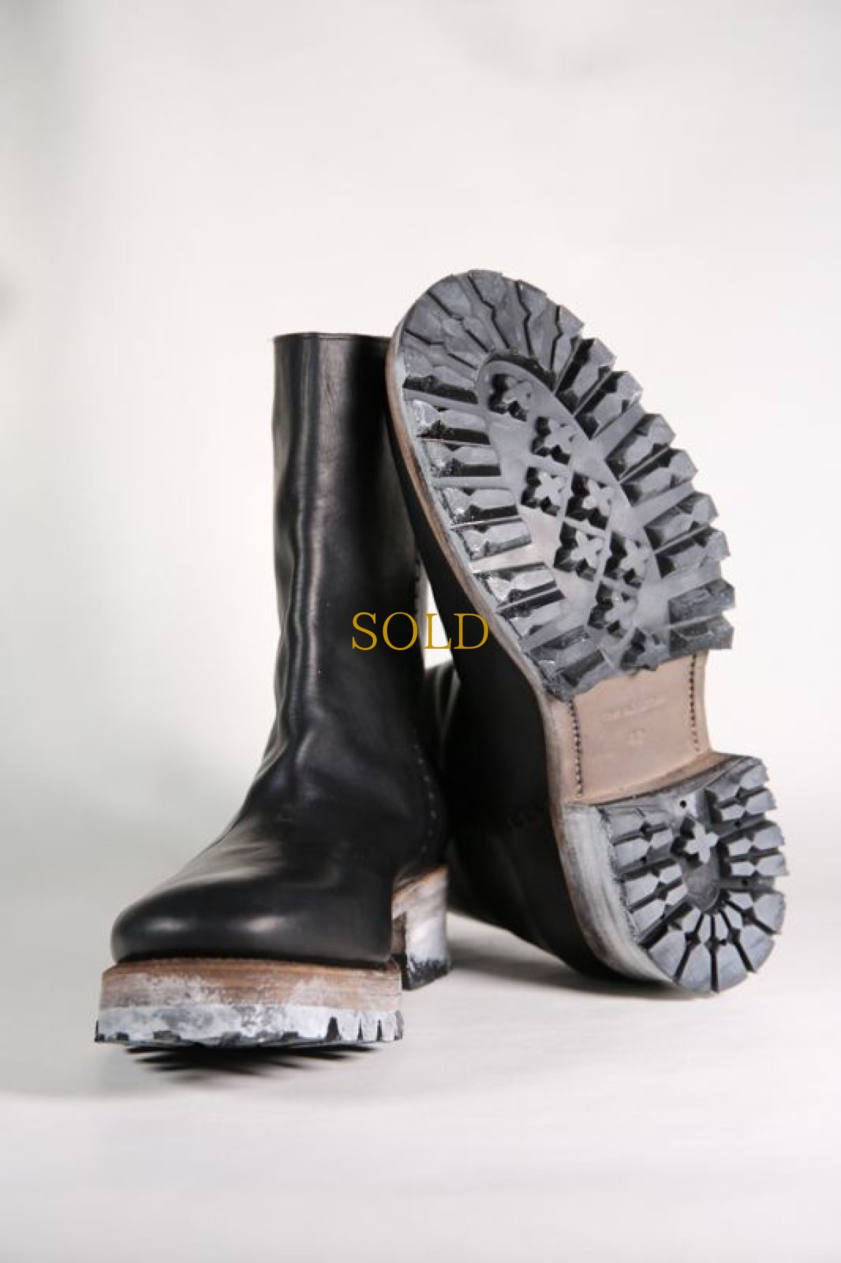 画像3: Thee OLD CIRCUS '' 1973 '' / 9-730-R / " thee - R " / GUIDI LEATHER ONE PIECE FRONT BACK ZIP BOOTS (3)